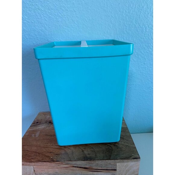 Vintage Teal Cream Cookies Container‎ with Lid - Picture 5 of 10